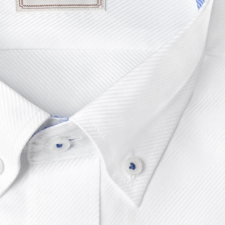 LORDSON by CHOYA 長袖 ワイシャツ メンズ 春夏秋冬 形態安定加工 白