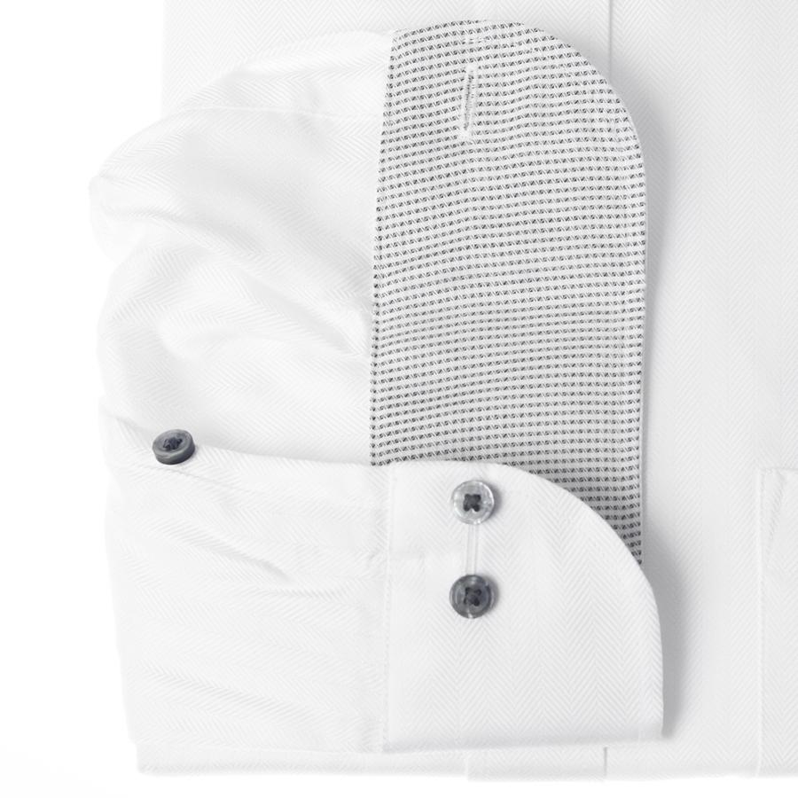 LORDSON by CHOYA 長袖 ワイシャツ メンズ 春夏秋冬 形態安定加工 白