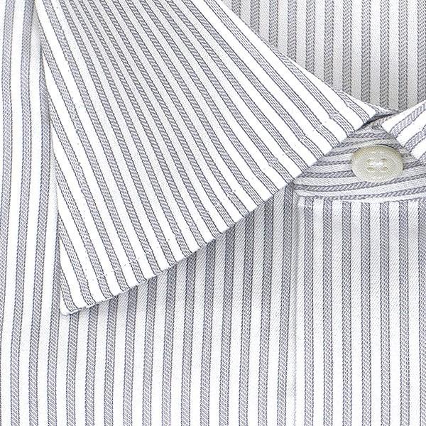 ワイシャツ Yシャツ メンズ 長袖 | CHOYA 1886 | 日本製 綿100％ ロンドンストライプ ワイドカラーシャツ おしゃれ｜choyashirts｜03