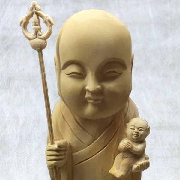 地蔵尊 子安地蔵尊 木彫 : 仏像・仏具専商の彫一 Yahoo!店 - 通販
