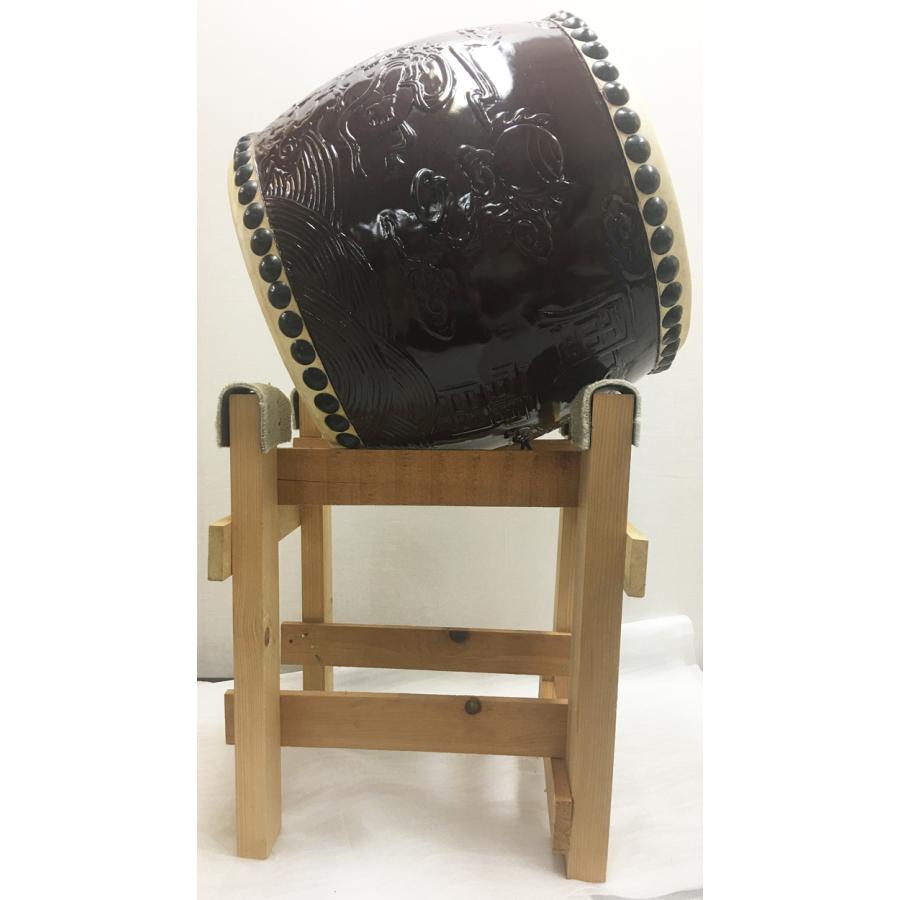 和太鼓 わだいこ たいこ バチ無 台無 祭り : 仏像・仏具専商の彫