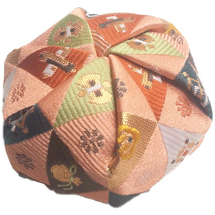 香合入れ 西陣織の布香合 さや形 ピンク 仏具 茶道 寺院用品 贈答品