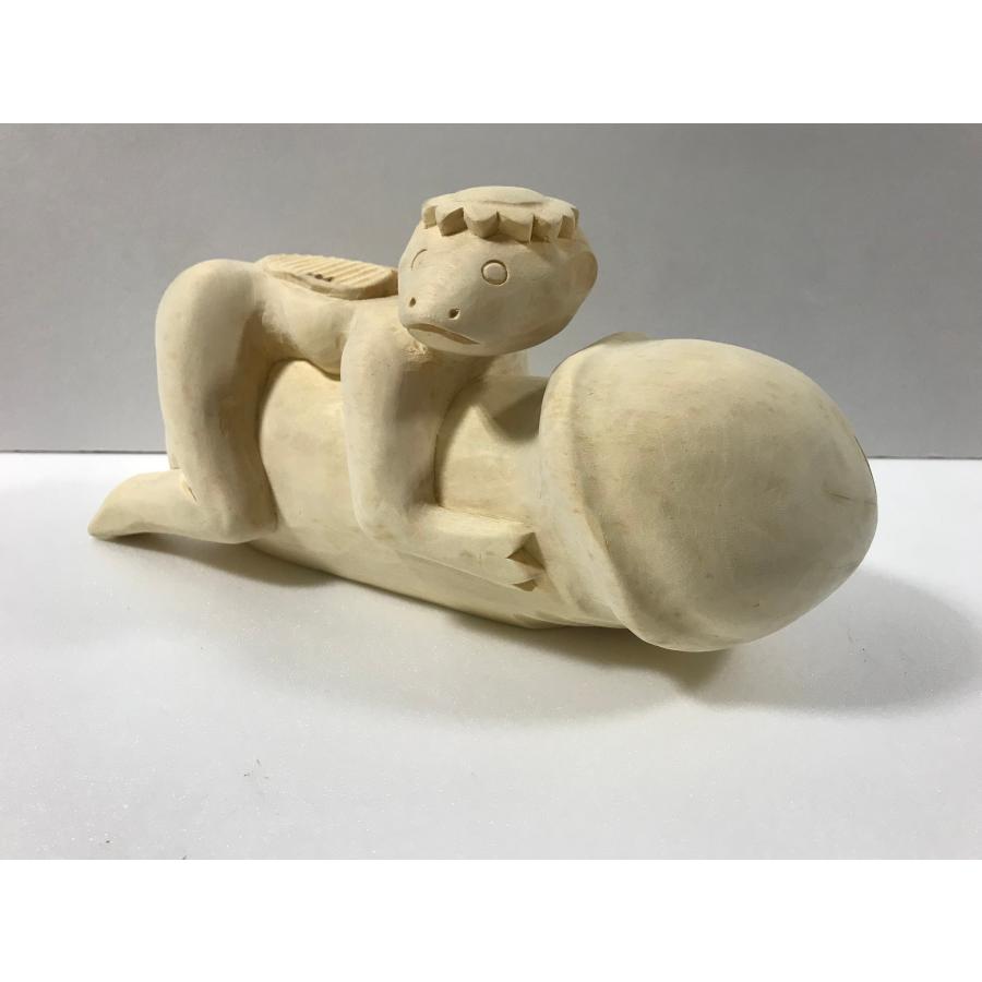 珍寶福守り様木彫のお勧め 小型 カッパ 河童 : 仏像・仏具専商の彫一