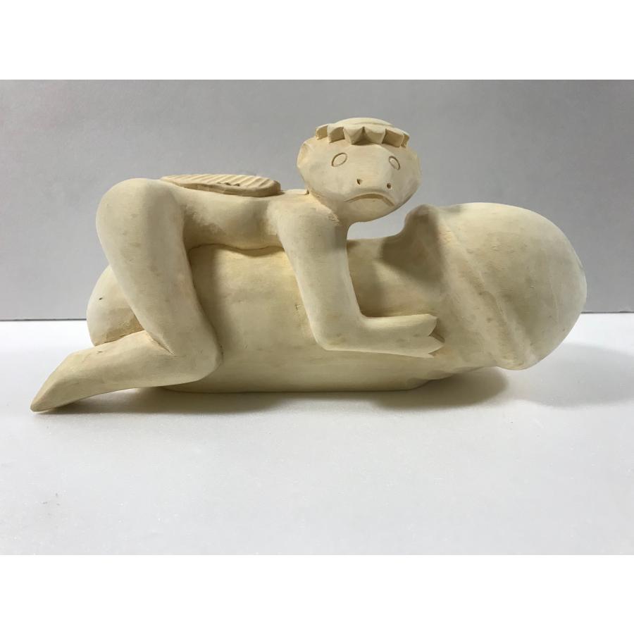 珍寶福守り様木彫のお勧め 小型 カッパ 河童 : 仏像・仏具専商の彫一