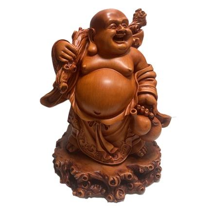 布袋様 置物 金運 運気上昇 お守り 布袋尊 如意平安随身布袋尊 大 