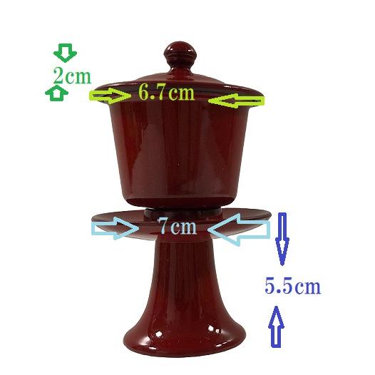 茶湯器 茶台 仏具 樹脂 献茶湯器 お水入れ 仏器 朱塗り仕上げ 茶湯器 茶台 仏具 樹脂 献茶湯器 お水入れ 仏器 朱塗り仕上げ