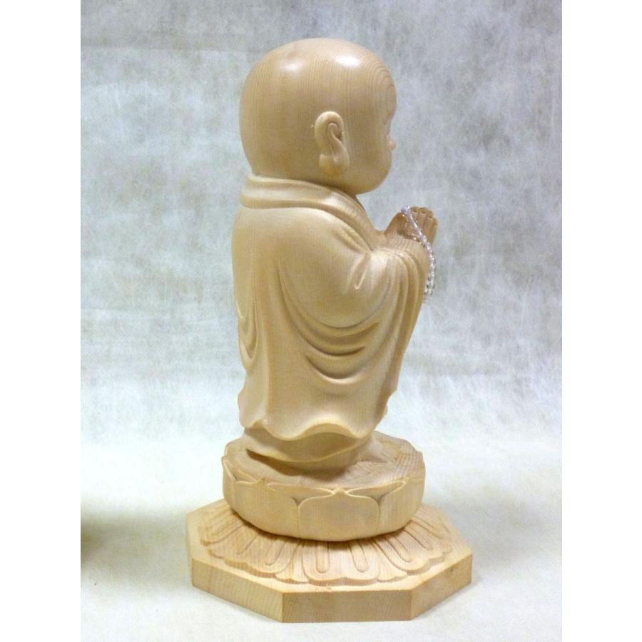 祈願成就地蔵 桧木彫 木製 木彫 彫刻 木材 : 仏像・仏具専商の彫一