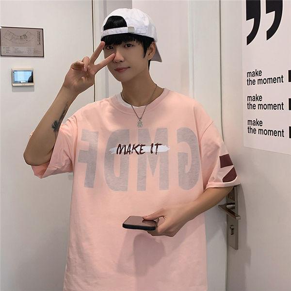 Tシャツ メンズ 半袖tシャツ Tシャツ クルーネック お兄系tシャツ サマーtシャツ カジュアルtシャツ ジュニア ゆったり ゆる 夏 メンズ夏物 正規激安