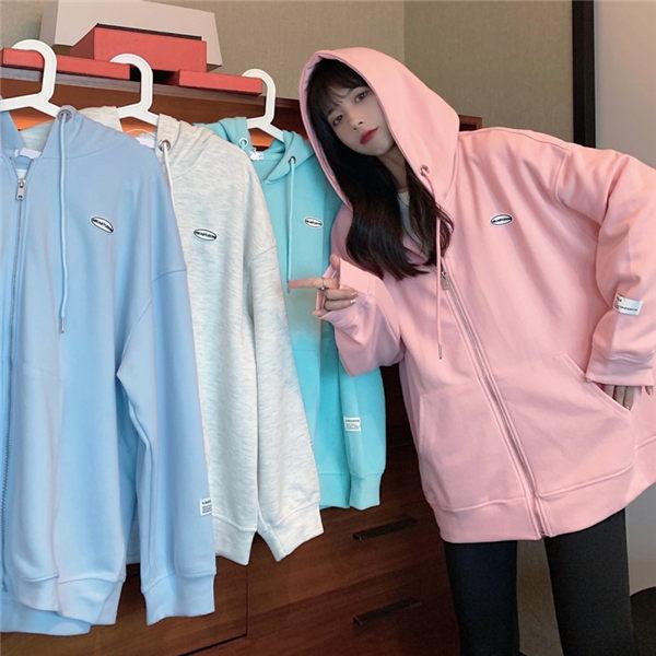 パーカー レディース スウェット ジップアップ 可愛い トレーナー 女性トレーナー 春秋トレーナー スポーツ 着痩せ 韓国風 春秋 送料無料 21激安通販