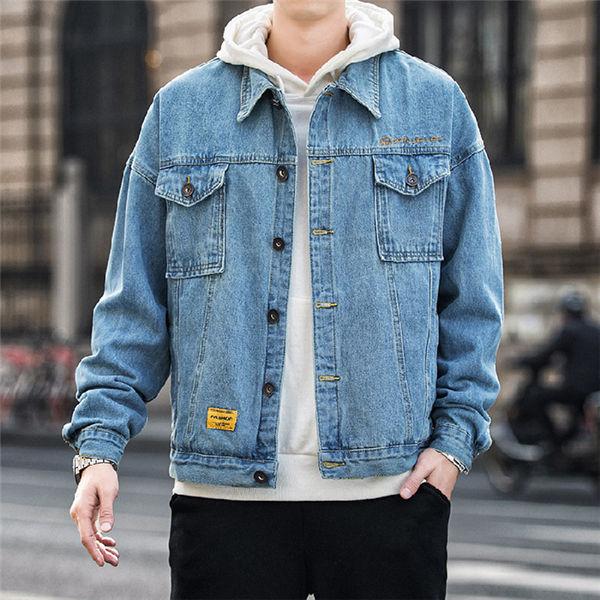 デニムジャケット メンズ ジャケット Gジャン 秋アウター 紳士 デニム カジュアルジャケット 秋 秋物 お兄系 男性フアッション Keser No