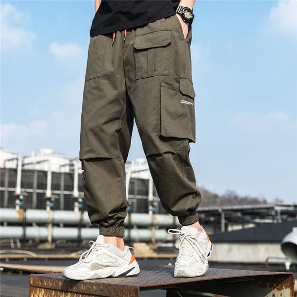 カーゴパンツ メンズ ワークパンツ ワイド ハイウエストパンツ カラーパンツ ミリタリーパンツ 大きいポケット 春夏 新作 送料無料 Ggmnvku00 Chrisbluk 通販 Yahoo ショッピング