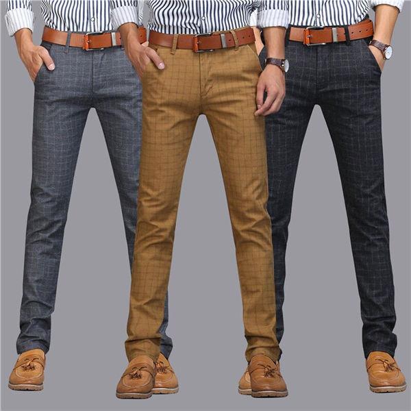 スラックス チノパン メンズ スリムパンツ チェック柄パンツ ストレッチパンツ スリム カジュアルパンツ スキニーパンツ 美脚 細身 春夏 送料無料 人気デザイナー