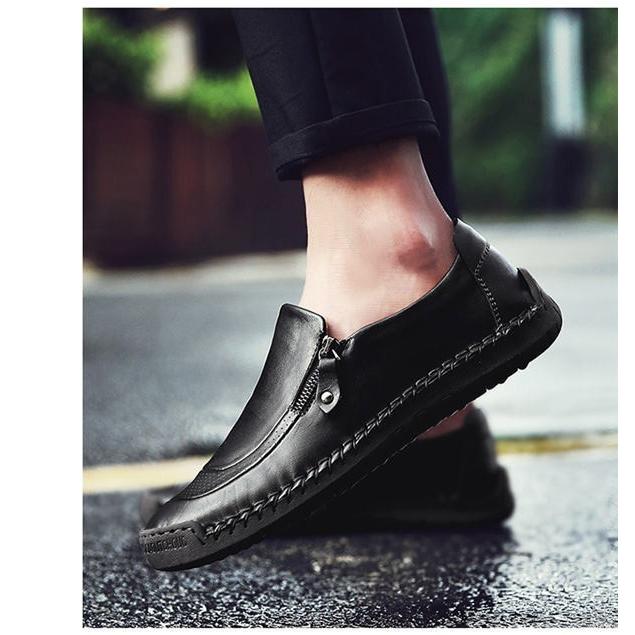 ドライビングシューズ メンズ 本革 コンフォートシューズ 紳士靴 ファスナー付き ローファーシューズ シューズ スリッポン 柔軟 屈曲性 車運転 春夏 オシャレ Ntddxie0008 Chrisbluk 通販 Yahoo ショッピング