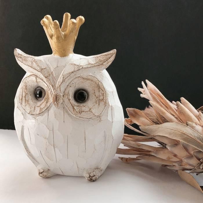 レジンアンティークアニマル オウル大 フクロウ 置物 縁起物 小物 ディスプレイ インテリア 雑貨 オブジェ おしゃれ アンティーク 北欧 ナチュラル Pluma B 045 クロフィア オンラインショップ 通販 Yahoo ショッピング