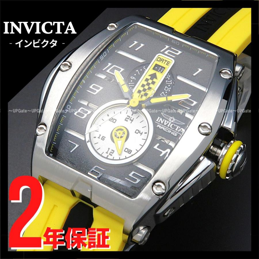 新品インビクタ Invicta クロノグラフQZビックフェイスお買得 INVICTA（インビクタ） 腕時計 メンズ Racing 47383 メンズ 送料無料