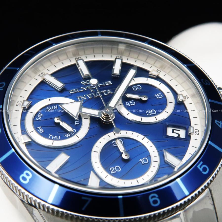 腕時計 メンズ INVICTA インビクタ GLYCINE 44290 メンズ 送料無料 並行輸入 ラッピング袋無料 【当店2年保証】 グリシンの画像
