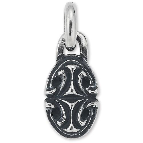 【GABORATORY　ガボラトリー　ガボール　Pendant　ペンダント】スカルプテッドオーバルIDペンダント【送料無料】の画像