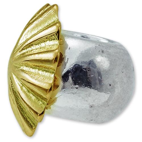 鷲見太郎 Pendant ペンダント】K18コンチョ07 Lビーズ【送料無料