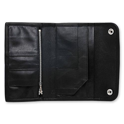 トラヴィスワーカー SMALL 3-FOLD WALLET - COW HIDE (BLACK) | ウォレット | トラヴィス