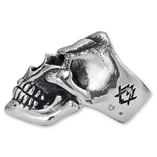 【ACE METAL WORKS　エースメタルワークス　RING　リング】エースボルトラージスカルリング/アクセントテクスチャー【送料無料】の画像