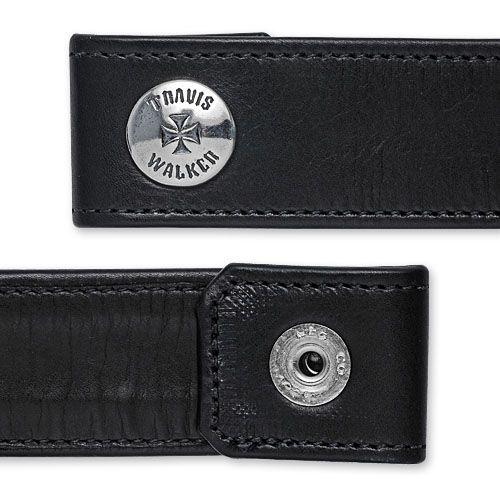 【TRAVIS WALKER　DOUBLE CROSS　トラヴィスワーカー　ダブルクロス　ベルト】1.25インチレザーベルトw/TWスナップ【送料無料】の画像