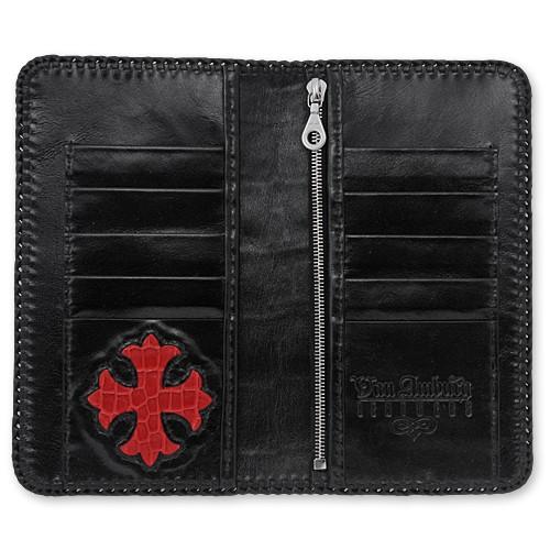 ヴァンアンバーグ クロコダイル 財布