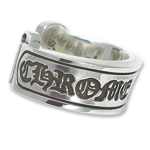 【CHROME HEARTS　クロムハーツ　Ring　リング】CHスクロールレーベル/ラージリング【送料無料】｜chrono925｜02