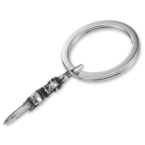 【CHROME HEARTS　クロムハーツ　Key Chain　キーチェーン】キーリングw/#5ダガー【送料無料】｜chrono925｜03