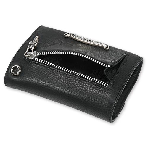 CHROME HEARTS クロムハーツ Wallet ウォレット 財布 レザー】ウェーブ