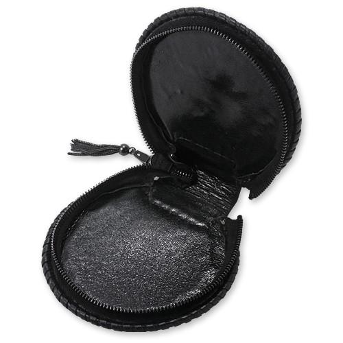 【VAN AMBURG LEATHERS　ヴァンアンバーグレザーズ　Coin Purse　コインパス】コインパース/カウハイドw/ライオンonクロスインレイ【送料無料】の画像