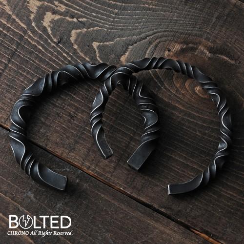 【BOLTED STUDIOS　ボルテッドスタジオ　BRACELET　ブレスレット】メンズシグネチャー2/ノワールバングル【送料無料】｜chrono925｜04