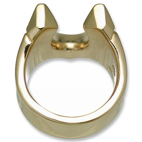 KING LIMO(キングリモ)：High Roller Ring/18K Gold Plate w/Pave CZ(ハイローラーリング/18Kゴールドコーティングw/パヴェCZ)｜chrono925｜04