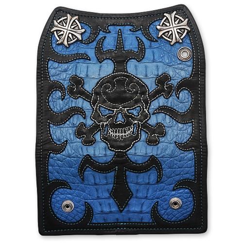 【ONE TOO MANY　ワントゥーメニー　Wallet　ウォレット　財布】3ホールドウォレット/スカルクロスボーン【送料無料】の画像