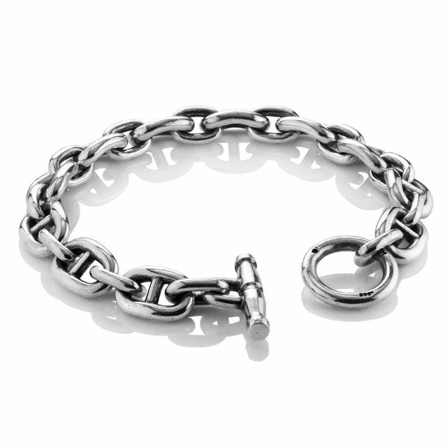 【REID MFG　リードMFG　BRACELET　ブレスレット】ミニチュアシルバーフィッシュアンカーリンクブレスレット/11リンク【送料無料】｜chrono925｜05