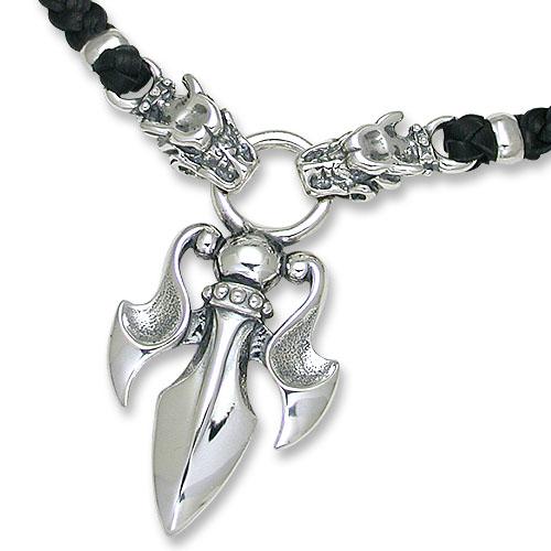 希少 TRAVIS WALKER　トラヴィスワーカー　ダブルクロス　ネックレス TRAVIS WALKER DOUBLE CROSS トラヴィスワーカー ダブルクロス