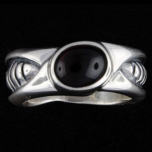 バイオリングw/ガーネット