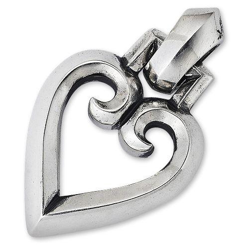 REID MFG ゴシックハート 大 ペンダント シルバー REID MFG リードMFG Pendant ペンダント】ゴシックハートペンダント