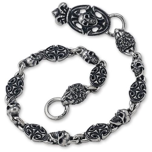 生前Gaboratoryガボール スカルプテッドクラウンキーパーライオンチェーン 生前Gaboratoryガボール スカルプテッドクラウンキーパーライオン