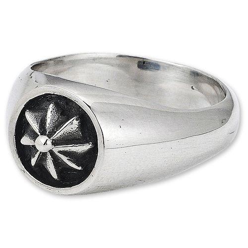 スタンリーゲス　クロスリング STANLEY GUESS(スタンリーゲス)：Fan Cross Button Ring(ファンクロス