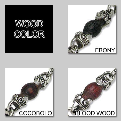 STANLEY GUESS：Wood Ball Links w/Multi Wood Inlaid Box Clip Bracelet(ウッドボールリンクw/マルチウッドインレイドボックスクリップブレスレット)｜chrono925｜03