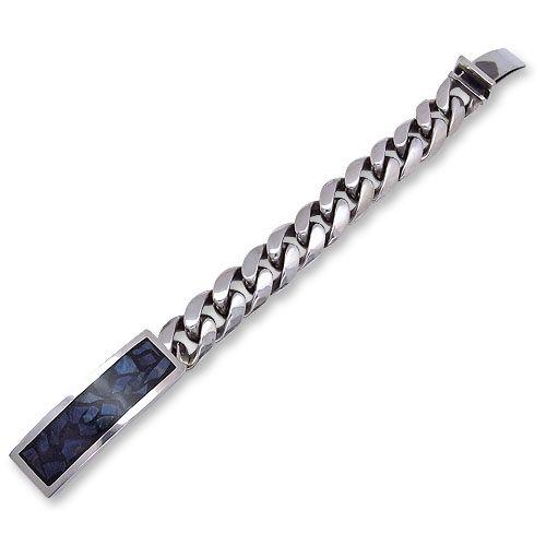 STANLEY GUESS(スタンリーゲス):Multi Wood Inlaid ID Bracelet STANLEY GUESS(スタンリーゲス):Multi Wood Inlaid ID Bracelet