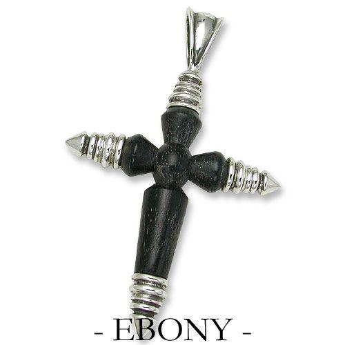 STANLEY GUESS(スタンリーゲス)：Small Wood Cross Pendant(スモール