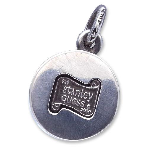 STANLEY GUESS(スタンリーゲス)：Small Round Filigree Inlaid Pendant