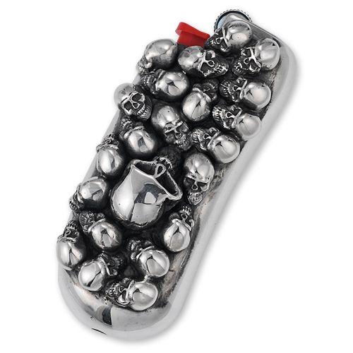 STANLEY GUESS(スタンリーゲス):Small Bic Case w/Multi Skull STANLEY GUESS(スタンリーゲス):Small Bic Case w/Multi Skull