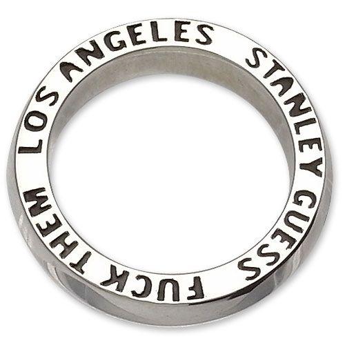STANLEY GUESS(スタンリーゲス)：Fuck Them Band Ring(ファックゼム