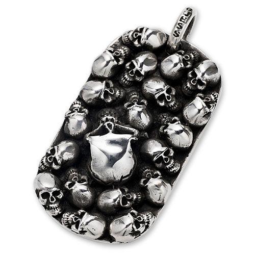 STANLEY GUESS(スタンリーゲス)：Multi Skull Dog Tag/Large(マルチスカルドッグタグ/ラージ)｜chrono925