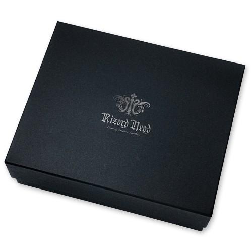 【Rizard Head　リザードヘッド　Wallet　ウォレット】ティア・バット・ミディアムフラップウォレット#2/HDパイソン/ラッセルオレンジw/フレームス【送料無料】の画像