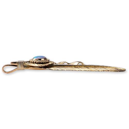 鷲見太郎　Pendant　ペンダント】オールドLフェザー&K18ハートフェザー 鷲見太郎 Pendant ペンダント】オールドLフェザー&ハート