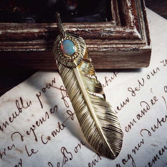 orengepecoe as time ペンダントヘッドのみ 楽天市場】【鷲見太郎 Pendant ペンダント】オールドLフェザー