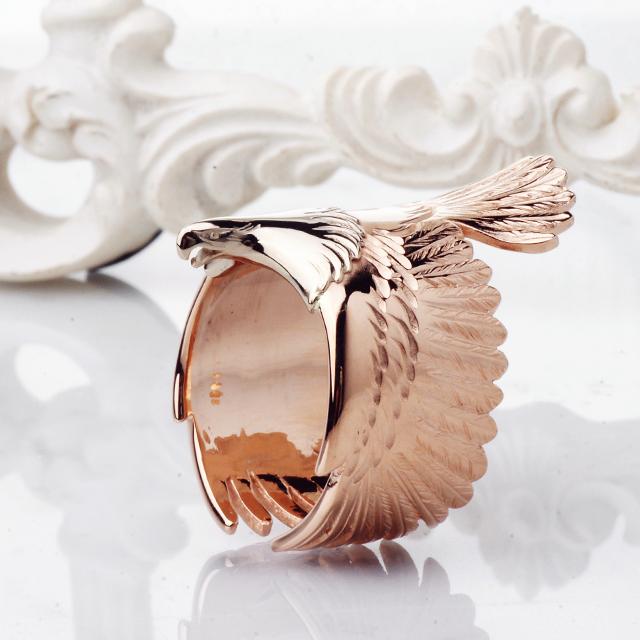 鷲見太郎 Ring リング】イーグルリング/K18ホワイトゴールドヘッド